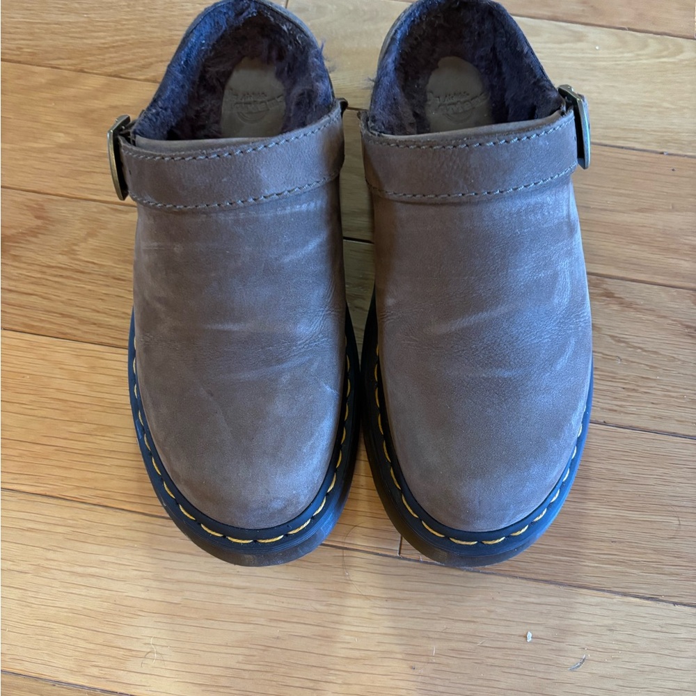Dr. Martens Brown Mules